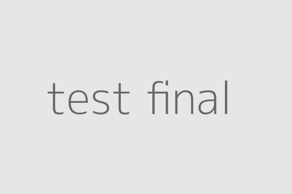 test final